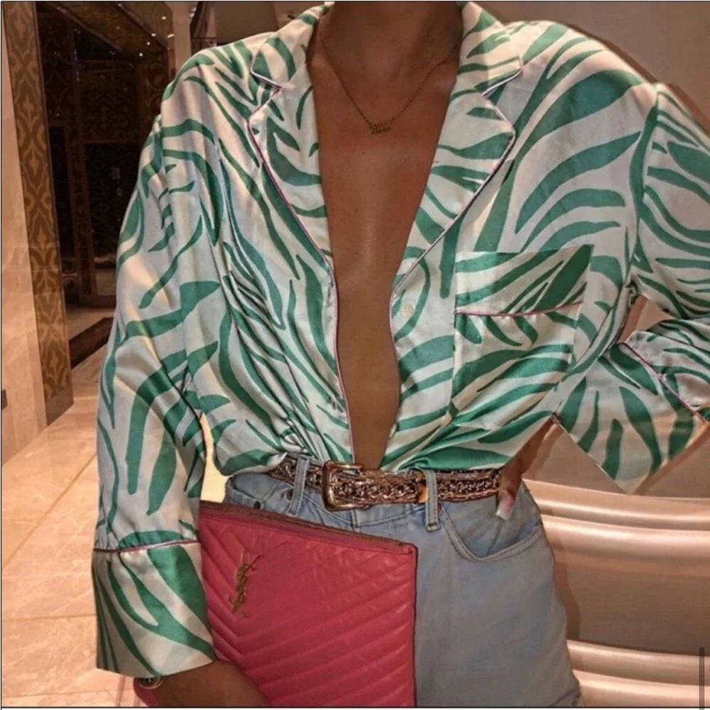 NWT Zara Matching Shirt and Pant Set - Picture 7 of 11